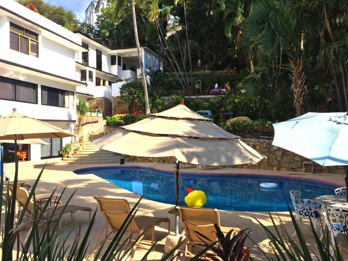 Villa Palmitas Acogedor Departamento Nivel Piscina Gigante Jardines Acapulco Zewnętrze zdjęcie